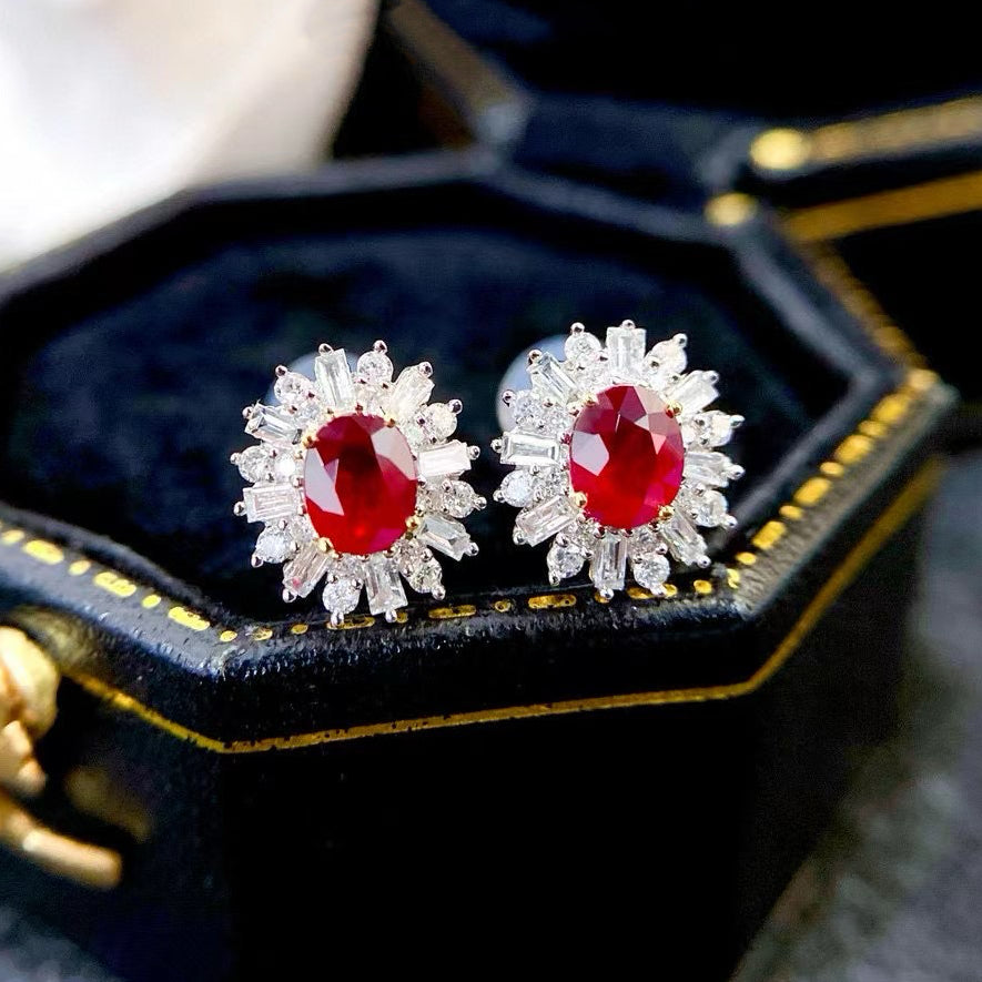 Ruby Earrings