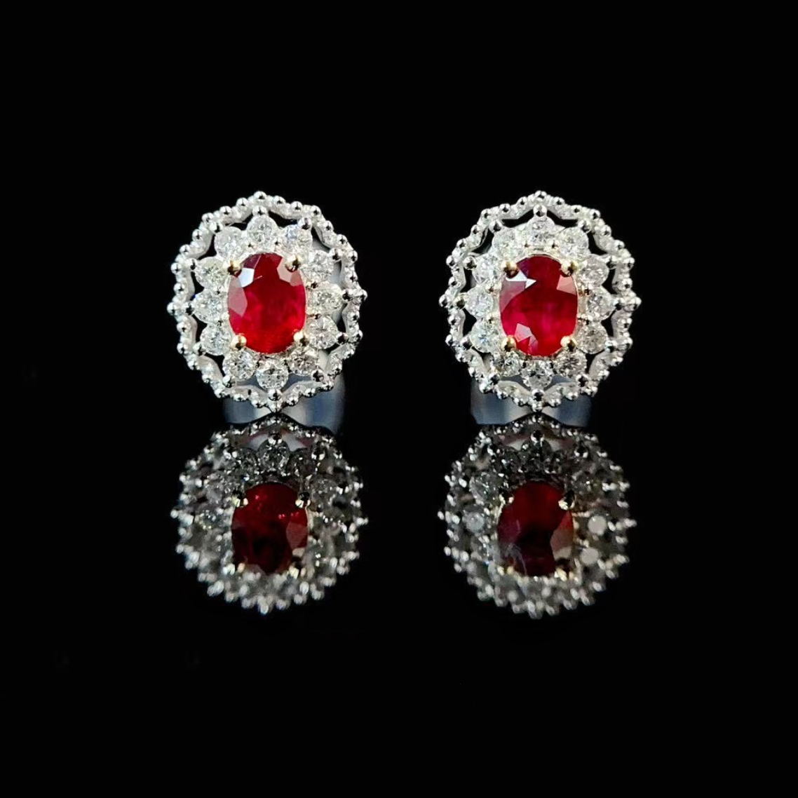 Ruby Earrings