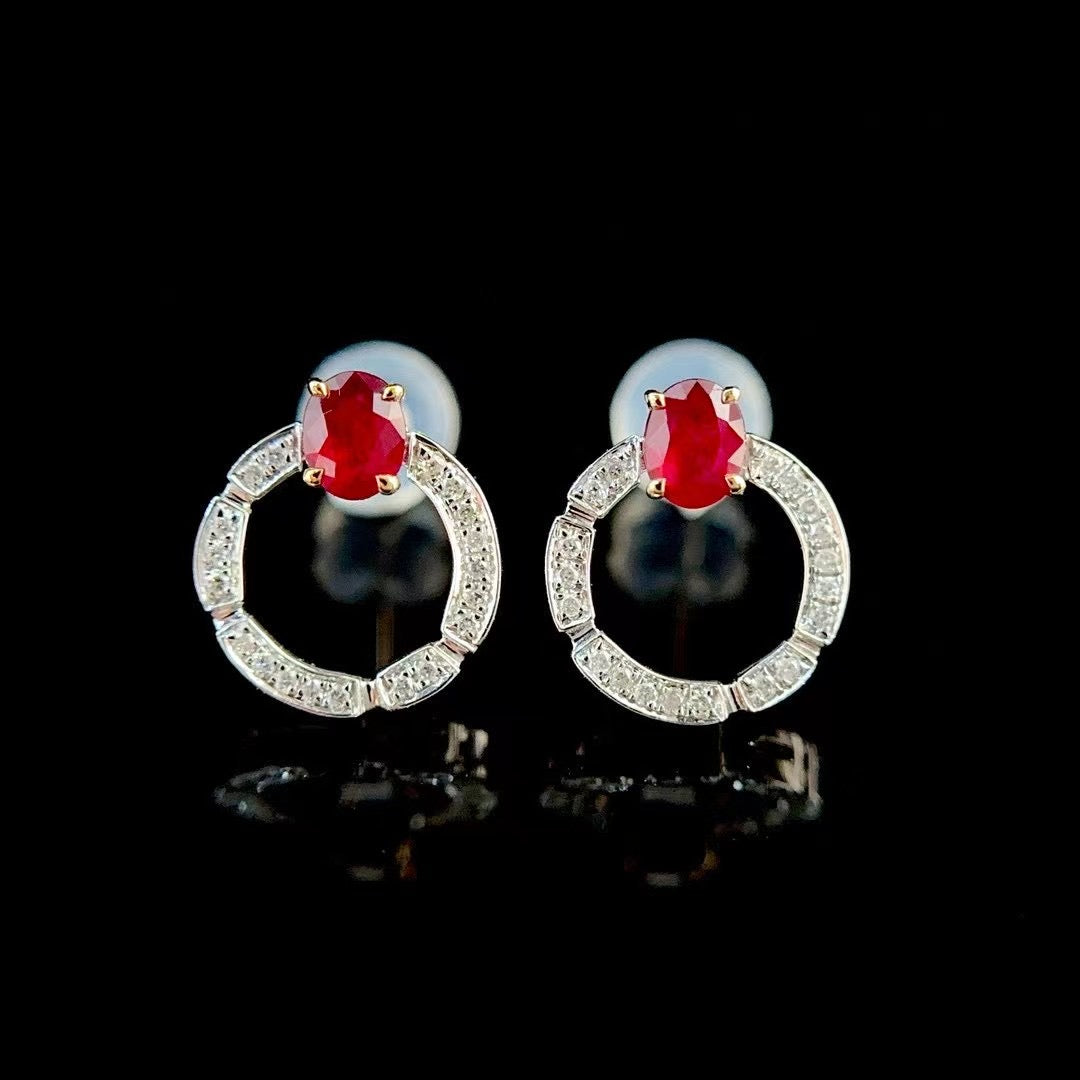 Ruby Earrings