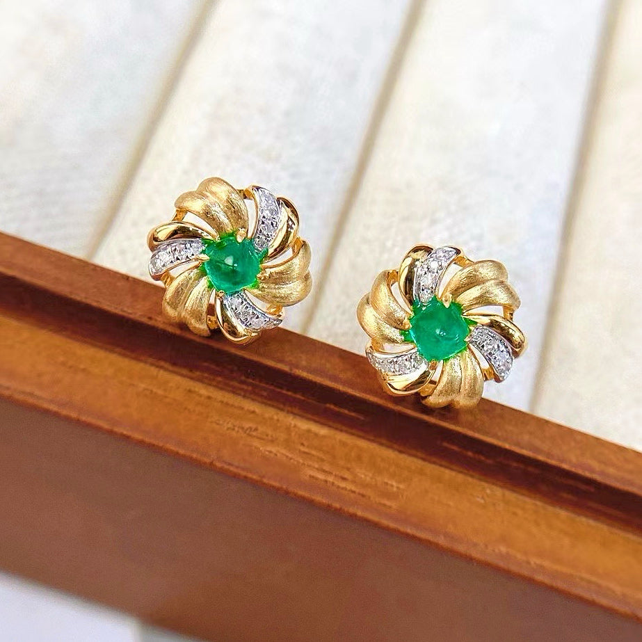 Emerald Earrings