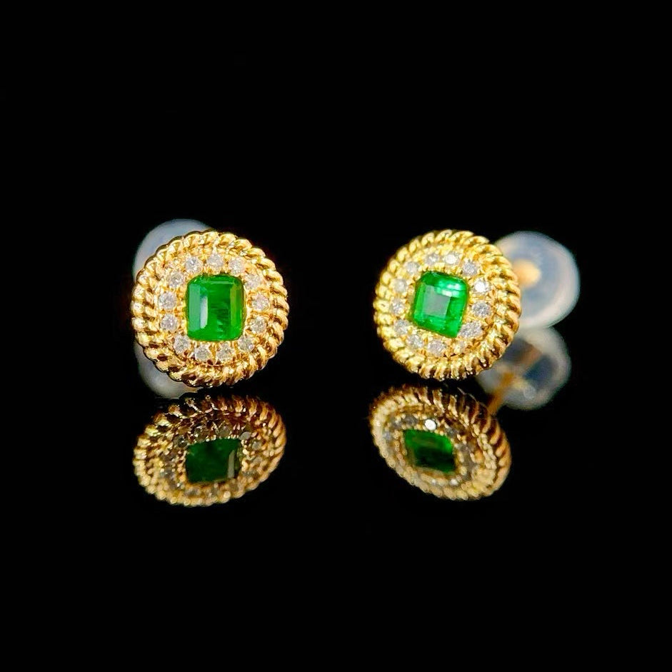 Emerald Earrings