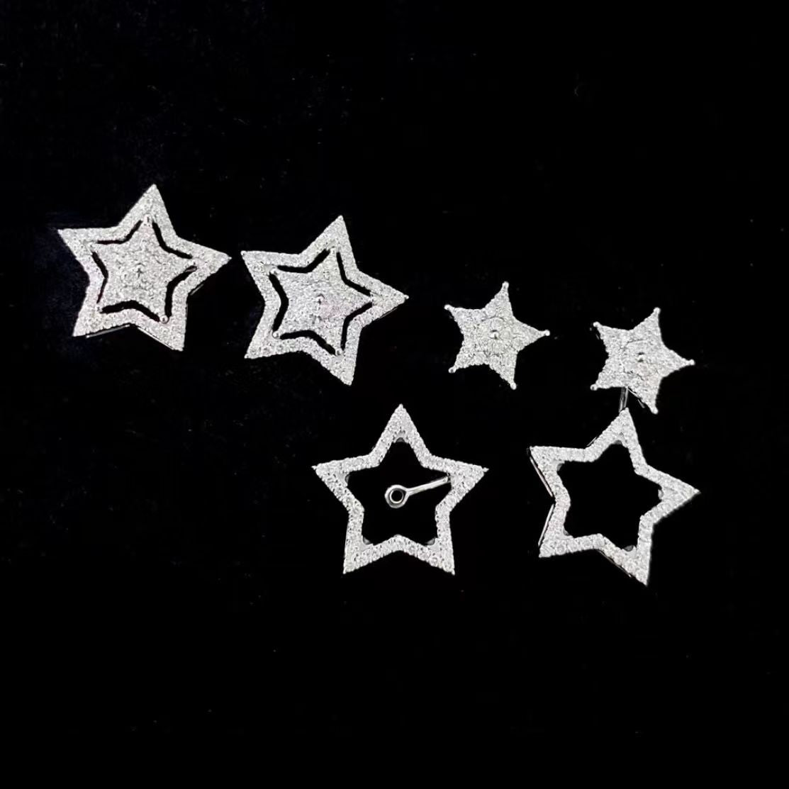 Earrings Diamond Star